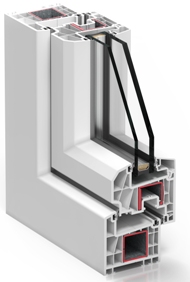 ventana abatible de pvc